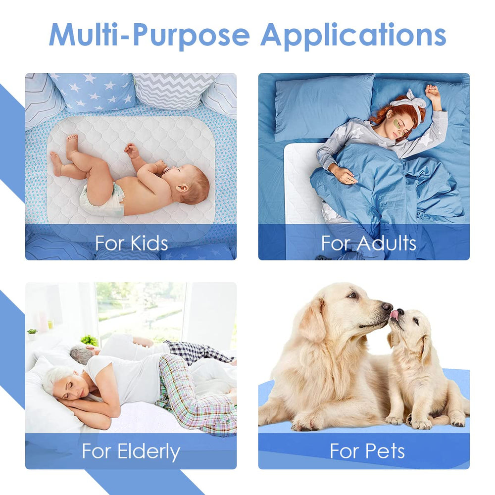 Avalon Care bed pad is machine washable and reusable for reuse.