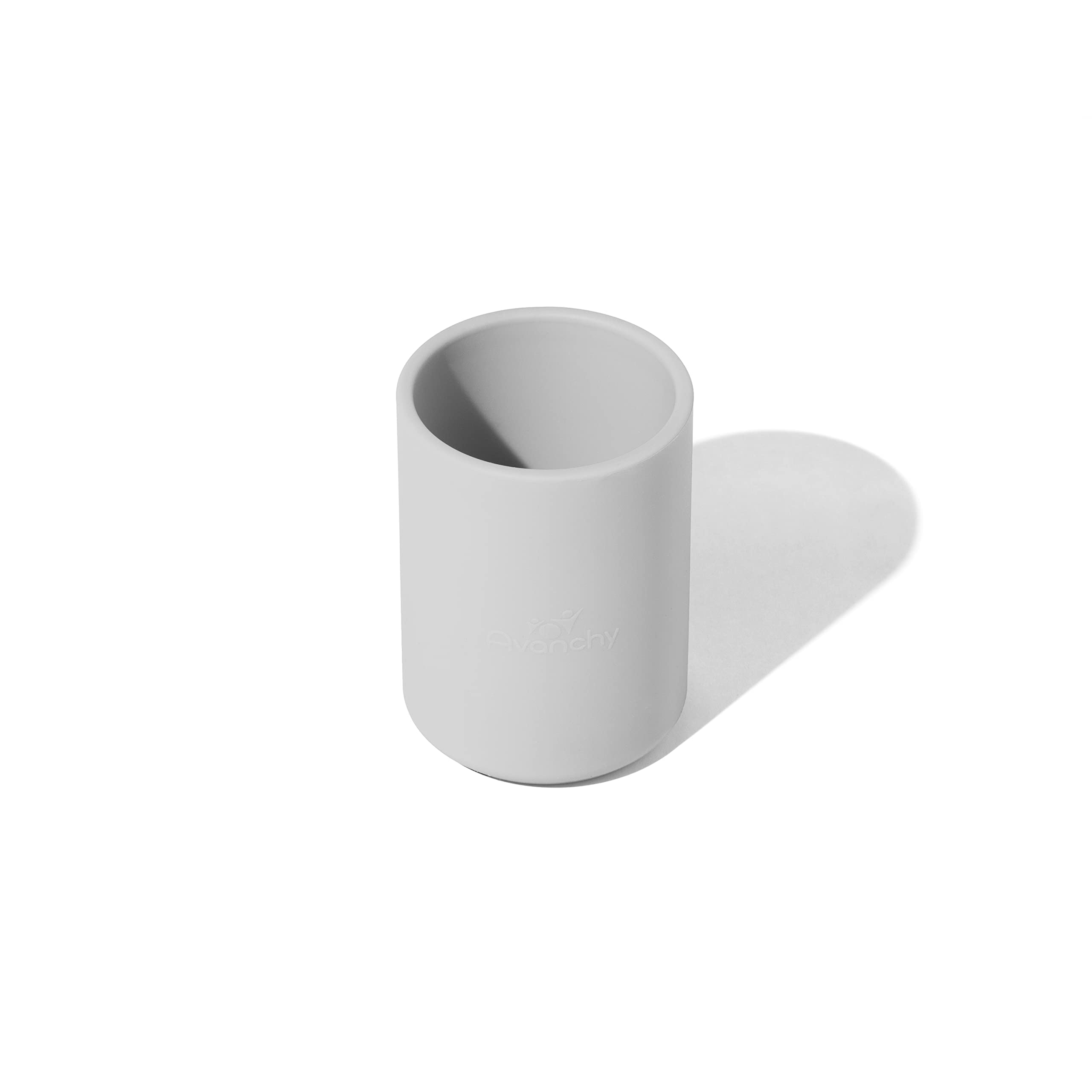 Avanchy silicone training cup open 12oz gray for open-cup practice