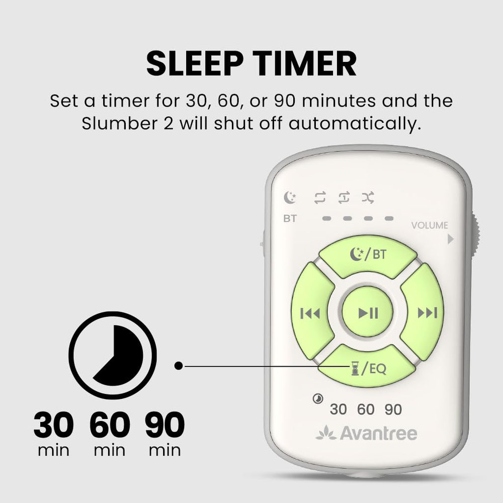 Avantree Slumber 2 power options with battery or plug-in use.