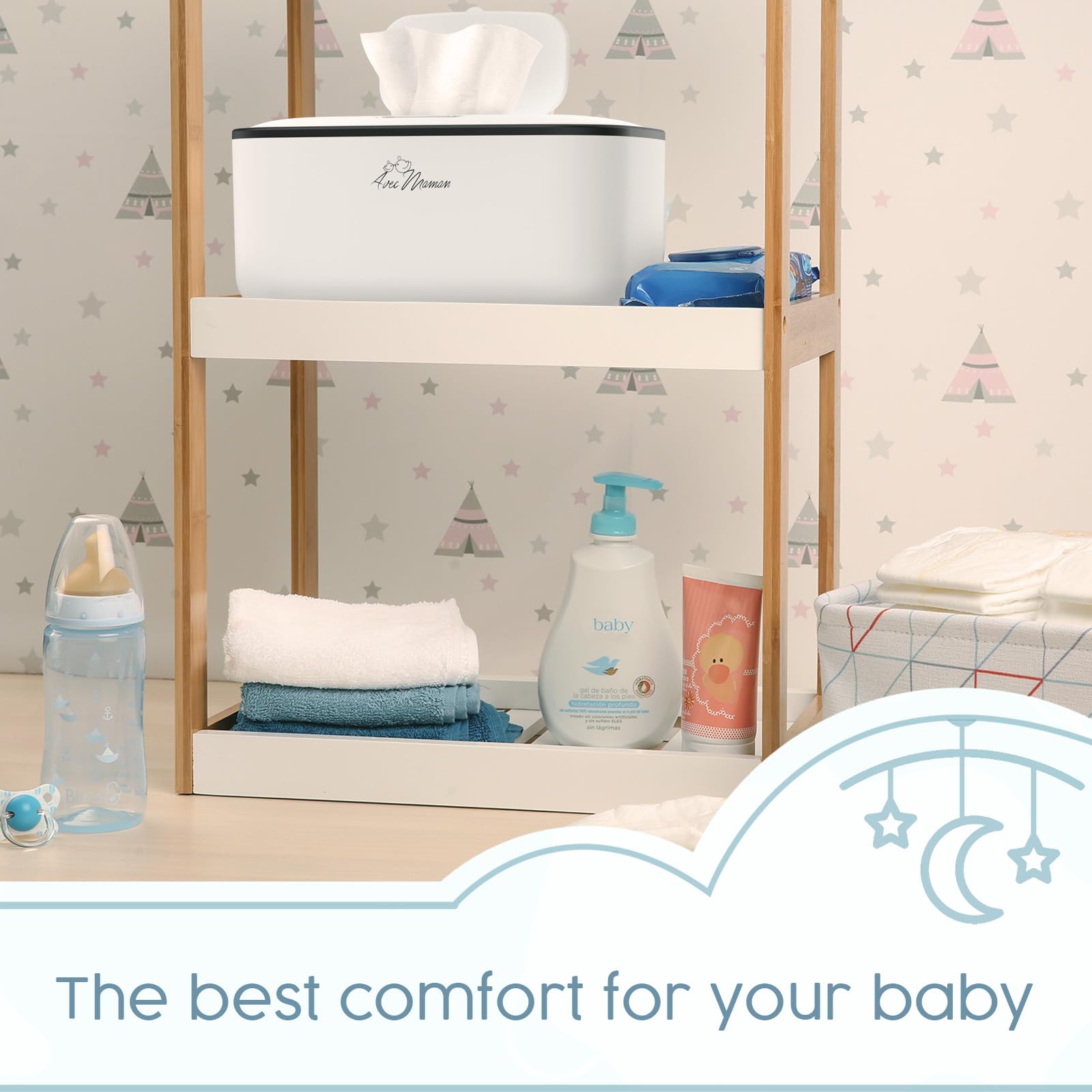 Avec Maman S1 compact design fits small nurseries.