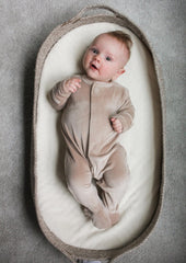 Avee & Co fleece footie pajamas highlight soft fleece fabric for gentle nights.