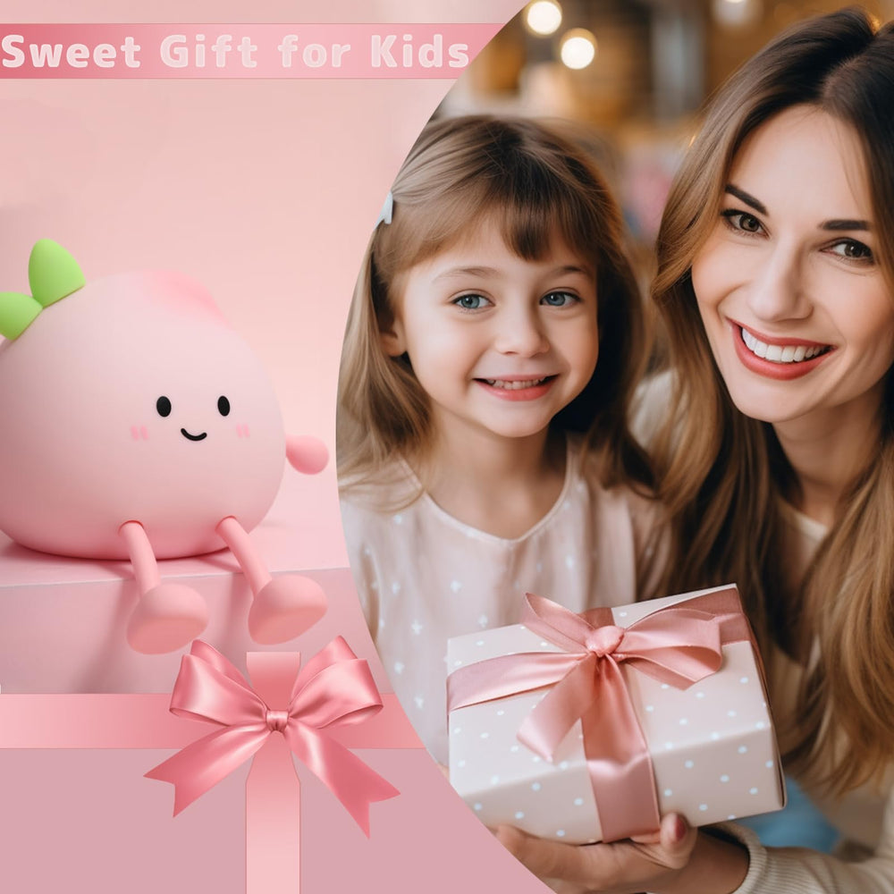 AVEKI compact silicone night light designed for kids' bedside.