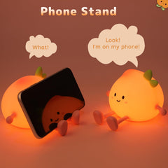AVEKI peach night light features a 30-minute timer for routine bedtime.