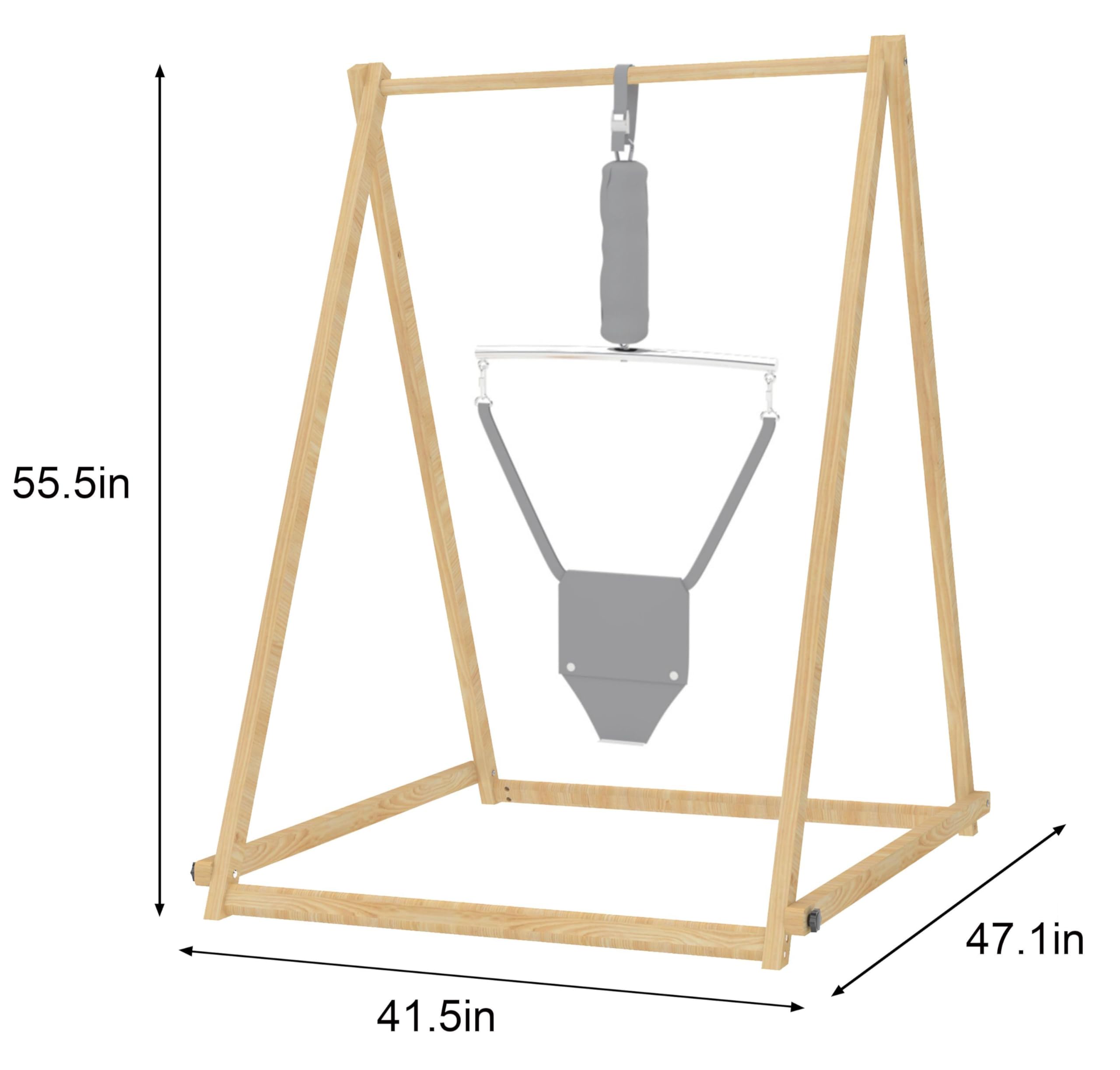 Avenlur Tulip Baby Bouncer folded collapsed for easy storage and portability in small spaces.