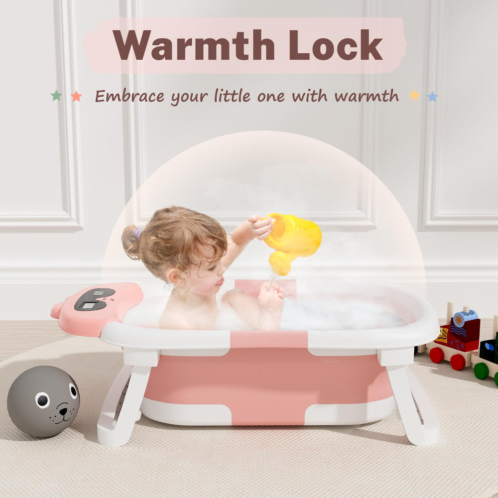 AVIDOR collapsible tub grows with child and stores easily after use