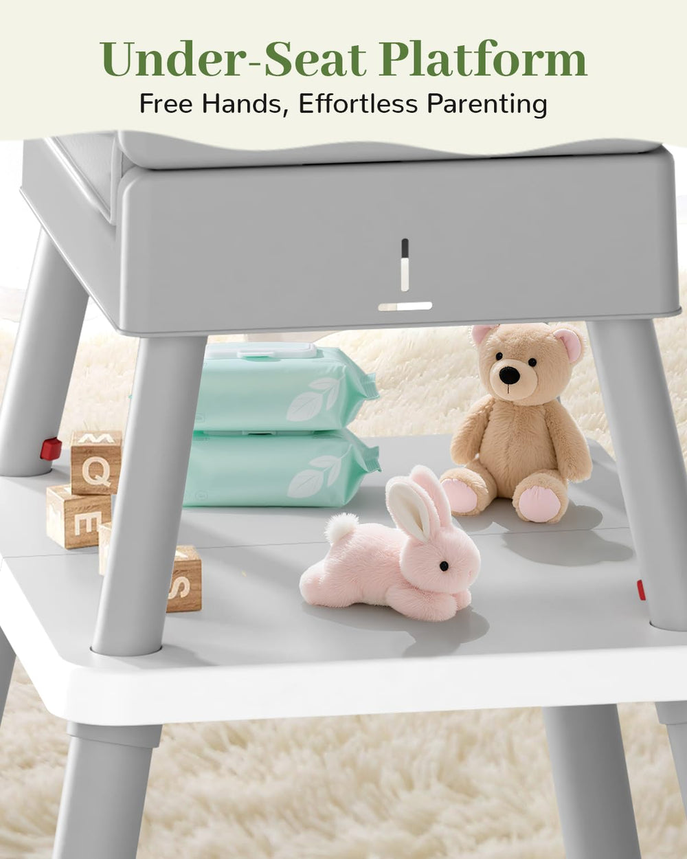 AVIDOR highchair grows with your child from six months to toddler.