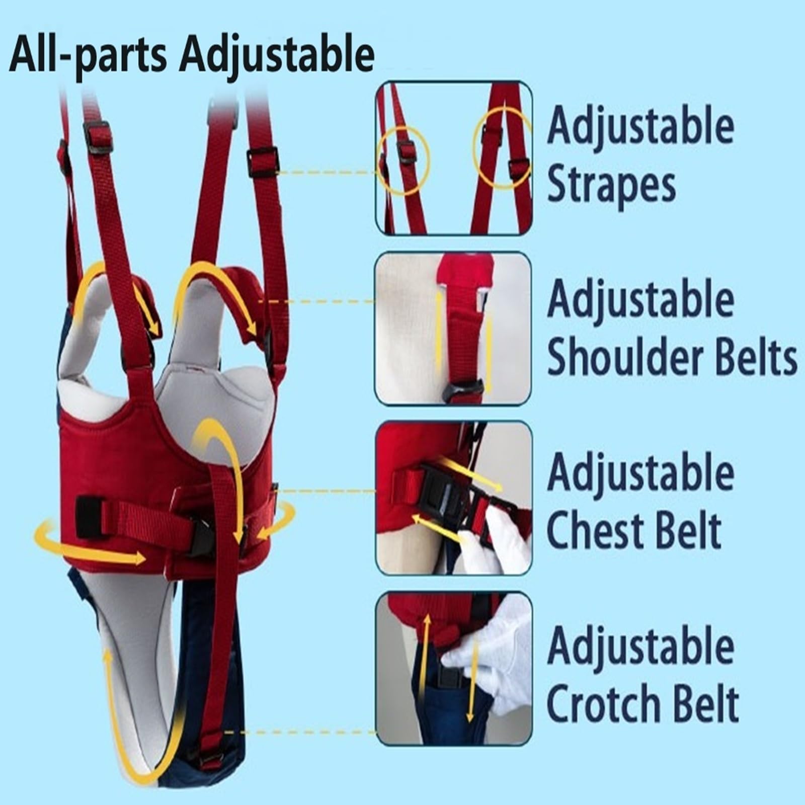 AVIZCVE harness in use at the park promotes guided outdoor exploration.