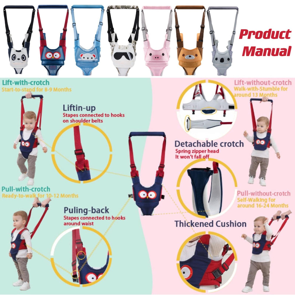 AVIZCVE harness with adjustable straps for growing babies and secure fit.