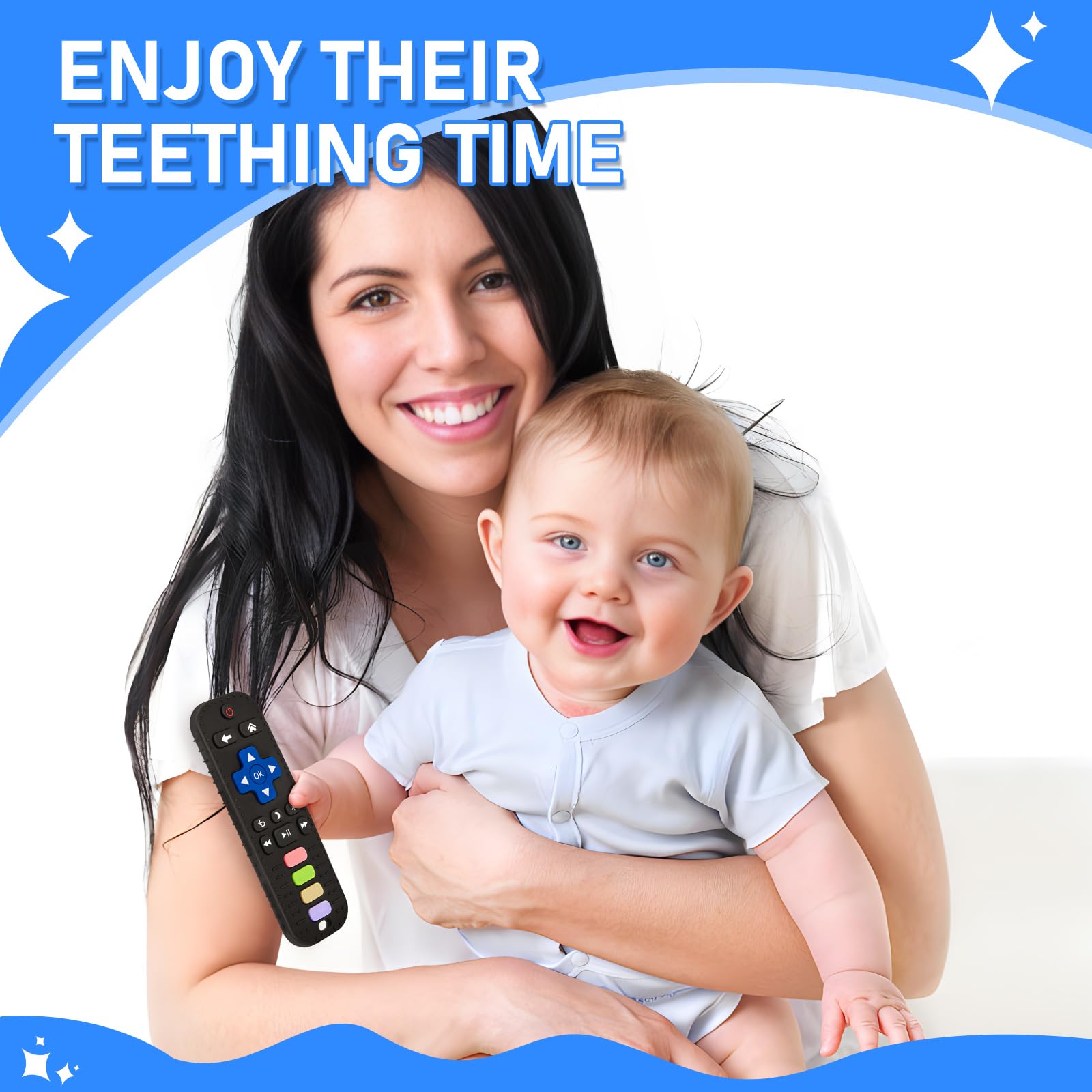 Avkast teether with temperature resilience for versatile use