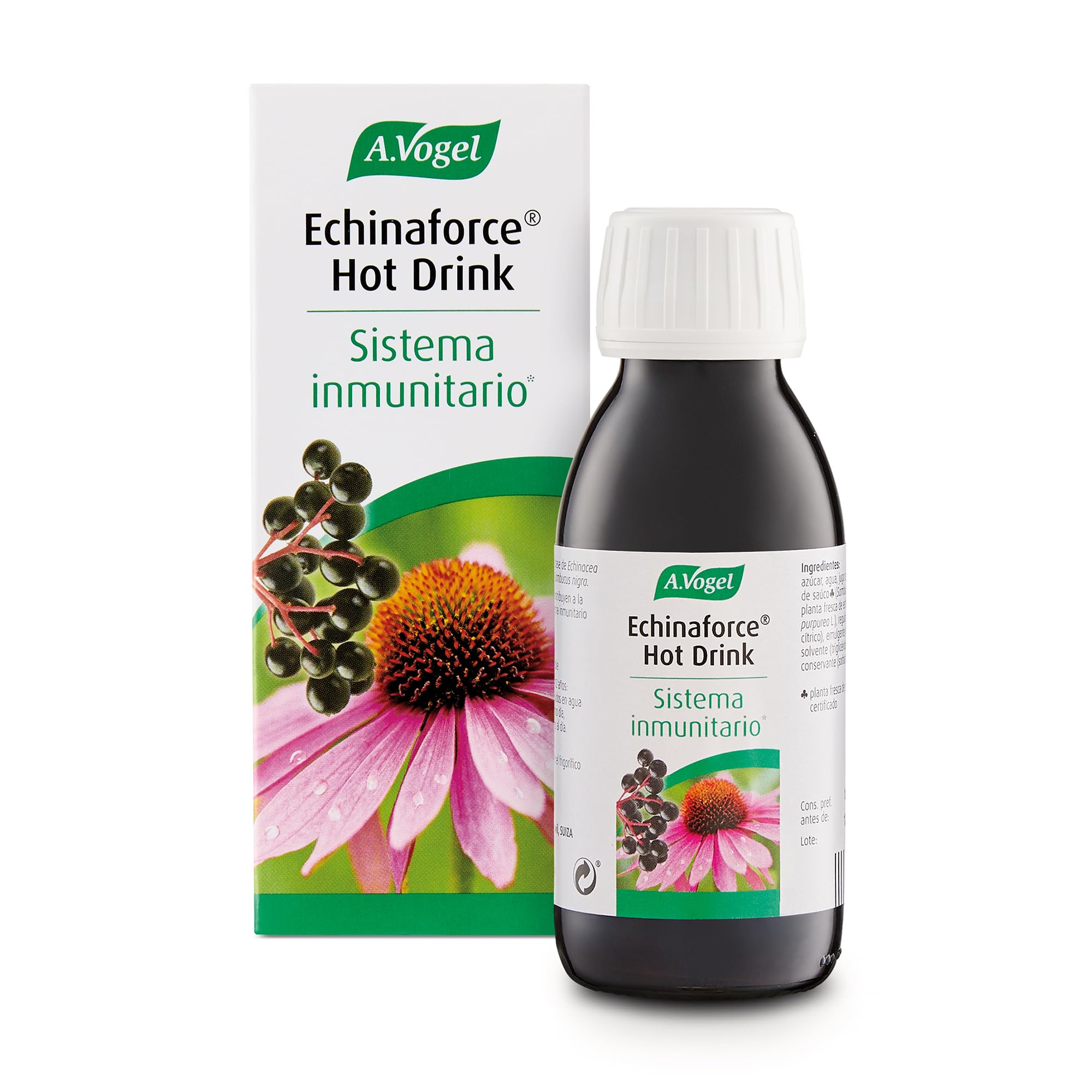 A.Vogel Echinaforce Hot Drink bottle with immune support potential