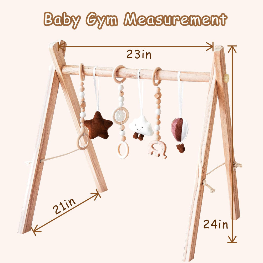 Avrsol baby gym in use shows portable at-home play