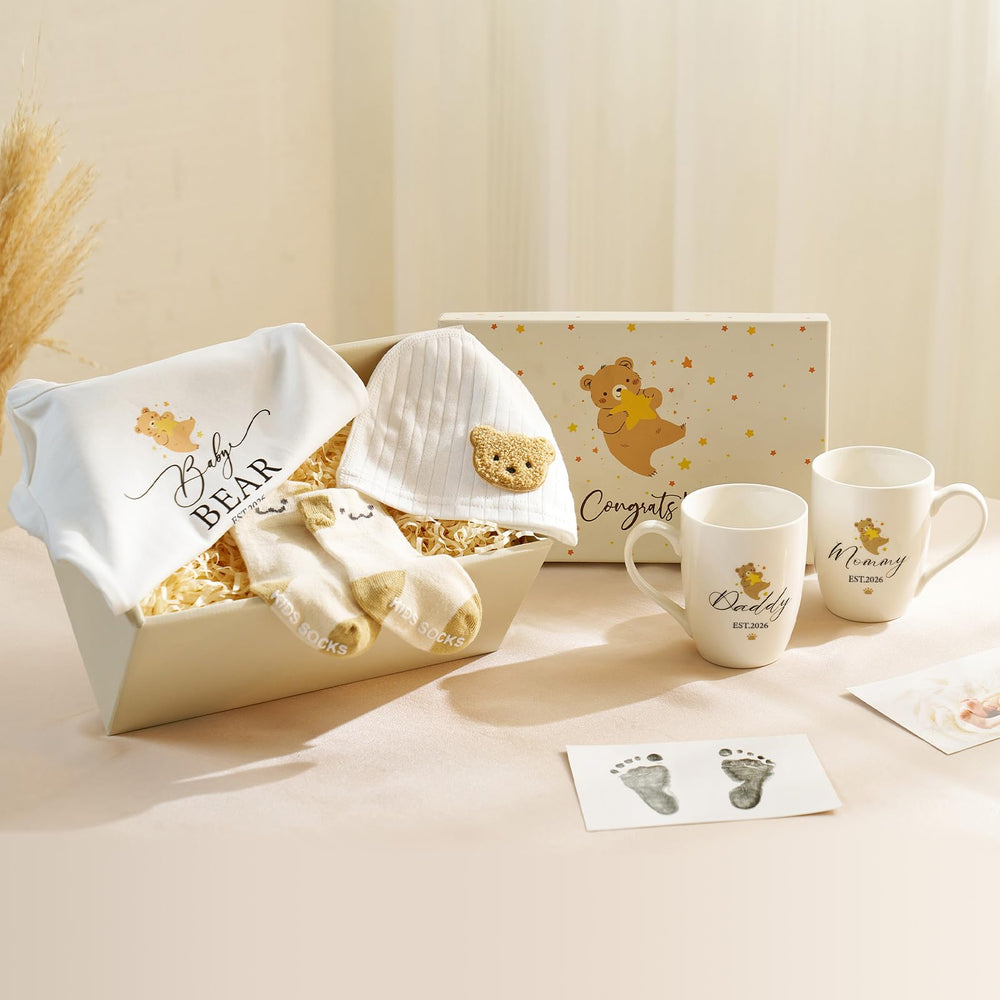 AW BRIDAL gender reveal and baby shower gift set, ready to celebrate