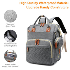 Awanhe diaper bag attaches to a stroller for hands-free mobility