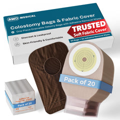 AWD Medical colostomy bag cut-to-fit barrier for personalized, secure fit