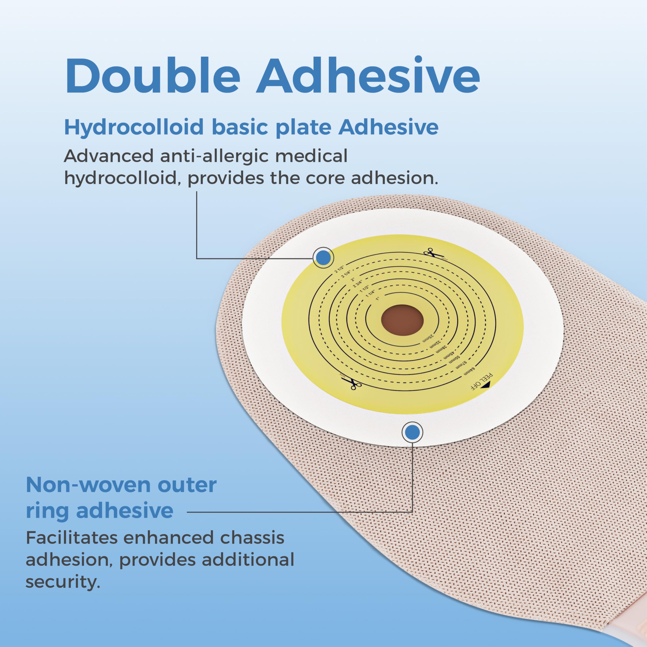 AWD Medical drainable one-piece bag for fast, hygienic emptying