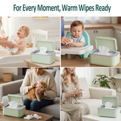 Awesmom baby wipe warmer interior heating shows even heat distribution