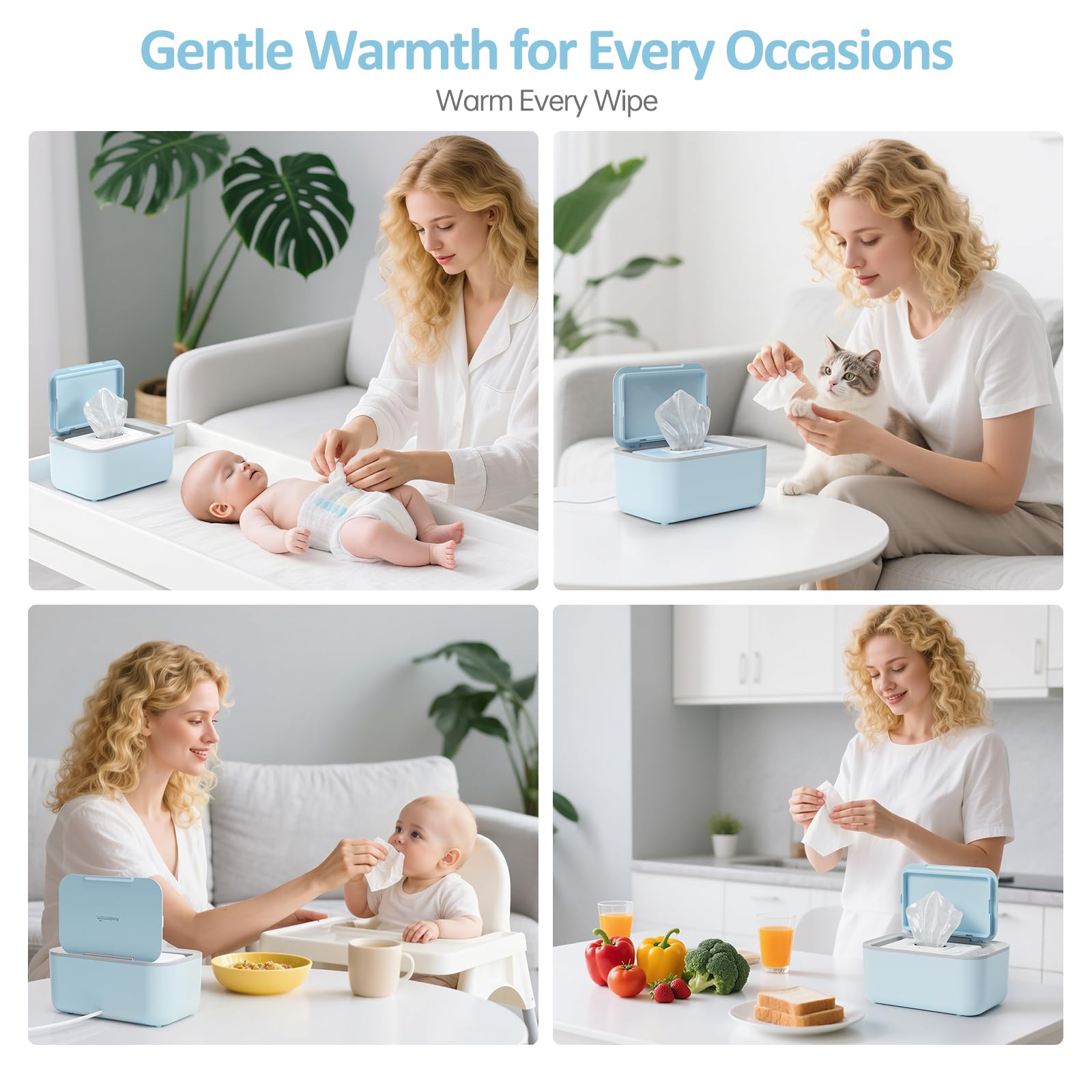 Awesmom ultra-quiet operation avoids disrupting baby's sleep.