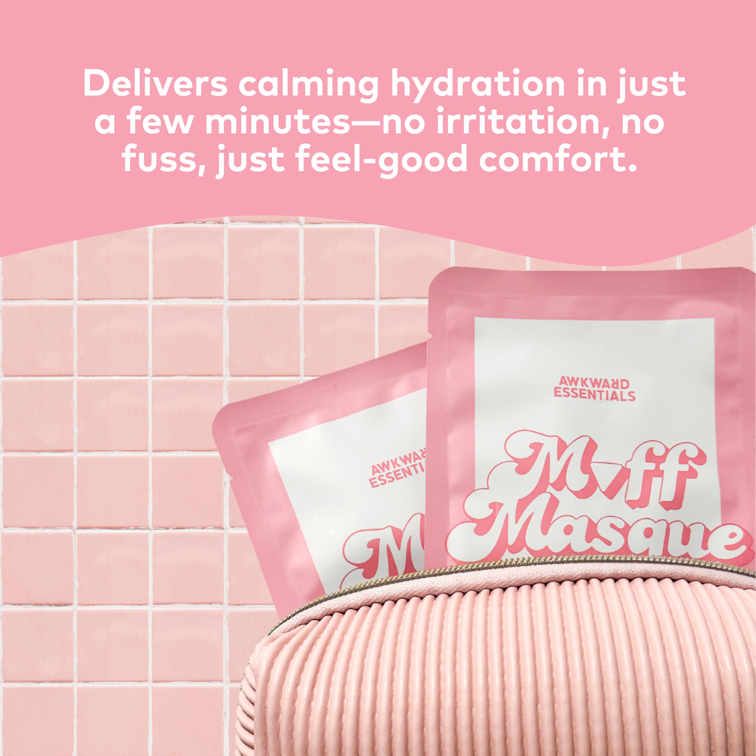 Awkward Essentials Muff Masque supports post-wax care with gentle hydration.