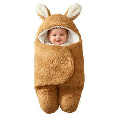 AWSOLAR swaddle with cashmere outer layer for cozy newborn warmth.