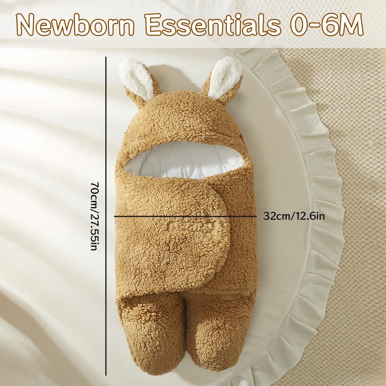 Close-up of AWSOLAR cotton lining for gentle skin comfort.
