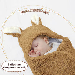 AWSOLAR swaddle features independent-foot design for kicking freely.