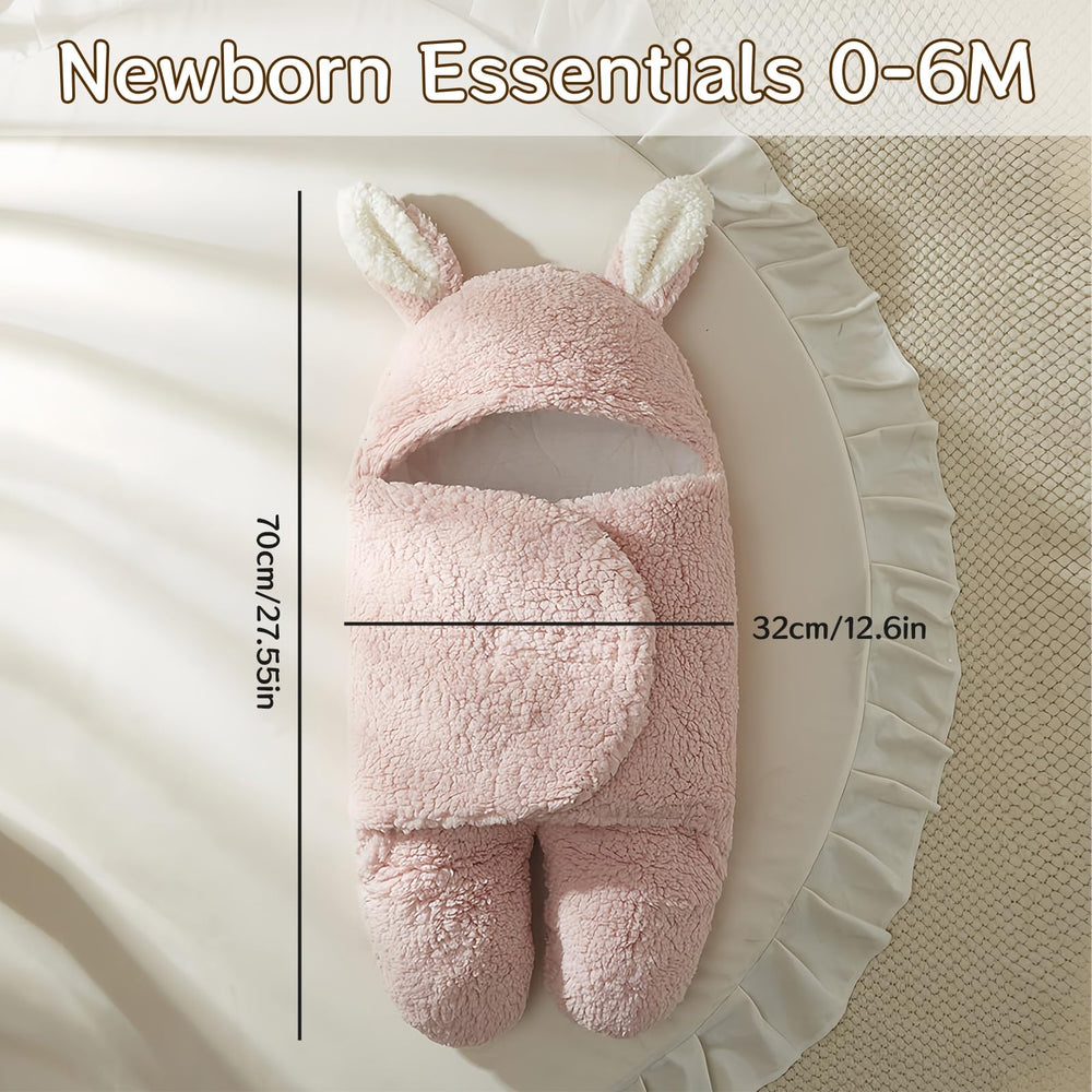 AWSOLAR swaddle shows pure cotton lining for gentle skin comfort.