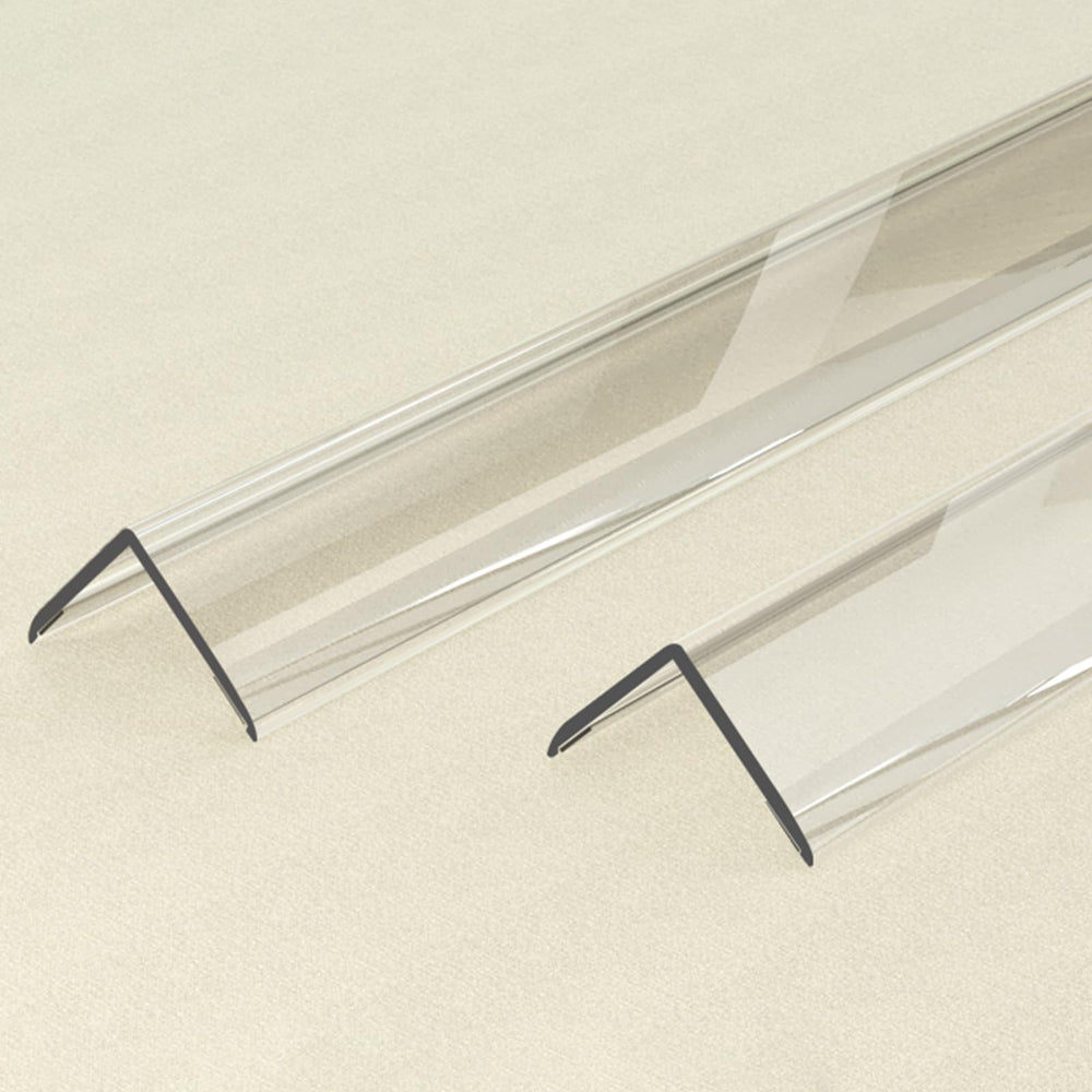 Awvob Cabinet-door Corner Protector with adhesive clear finish for easy protection.
