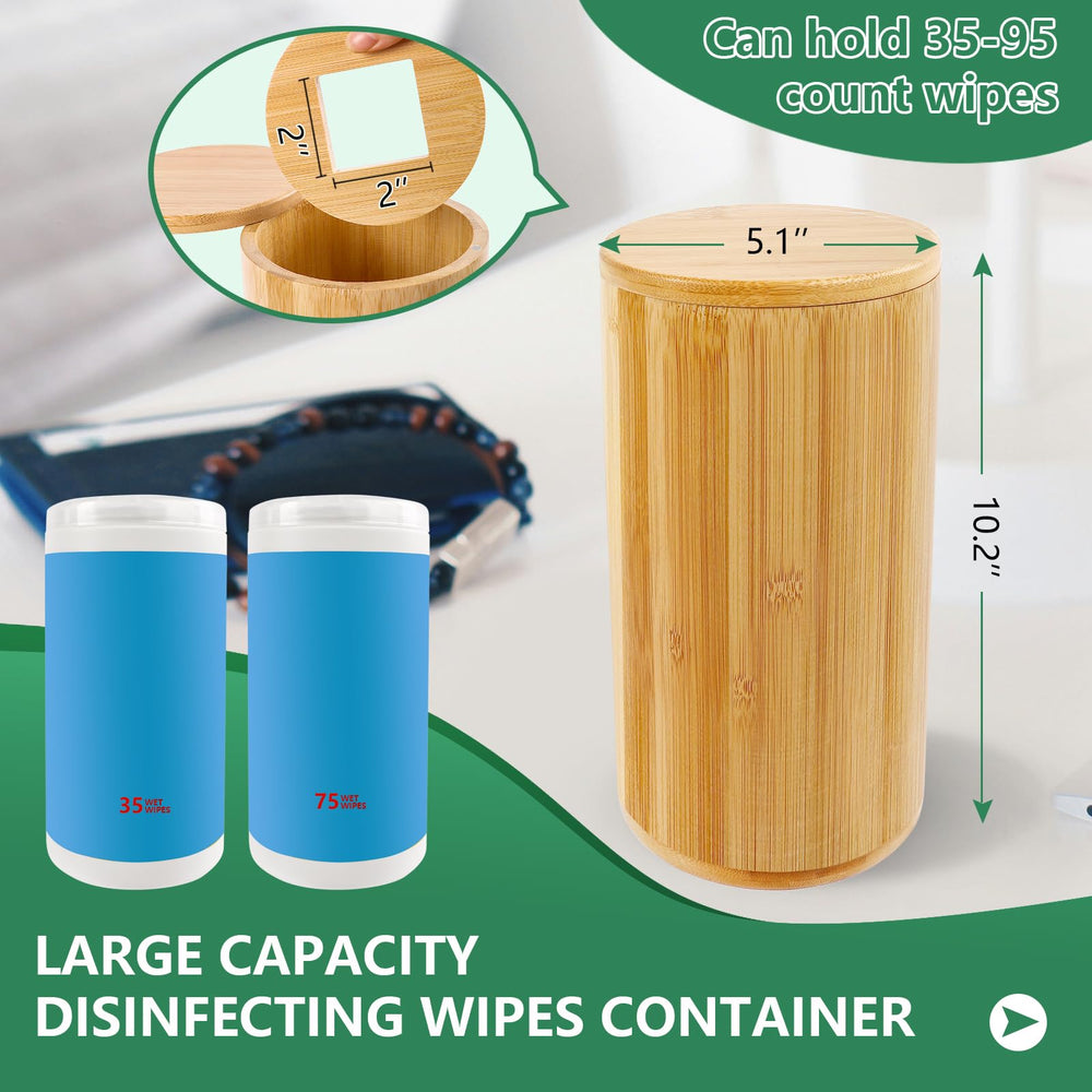 Axcoix bamboo wipes dispenser demonstrates durable bamboo construction