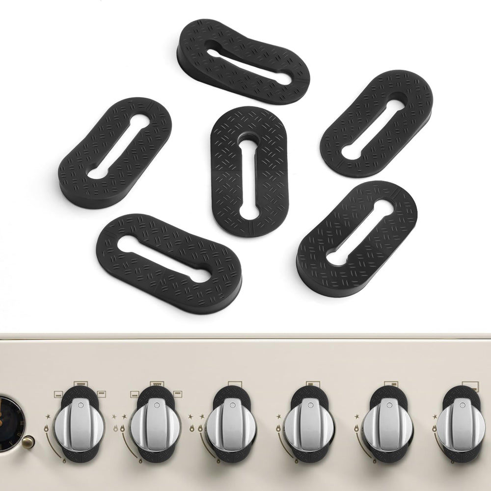 Axfvd silicone stove knob safety locks cover universal compatibility across models