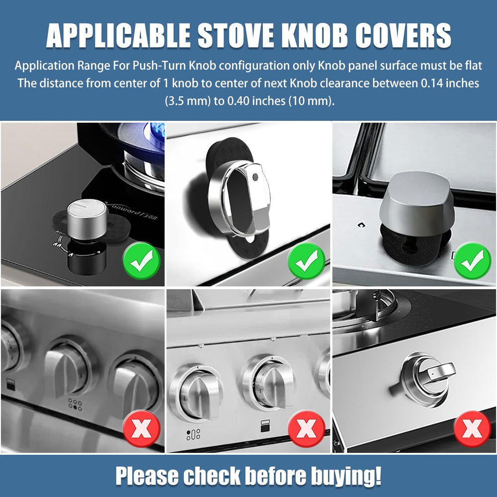 Axfvd stove knob locks showing tool-free quick installation