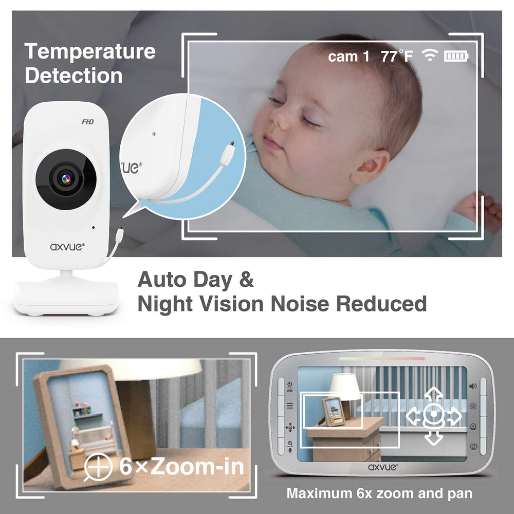 Axvue up to 1000 ft range keeps you connected around the home
