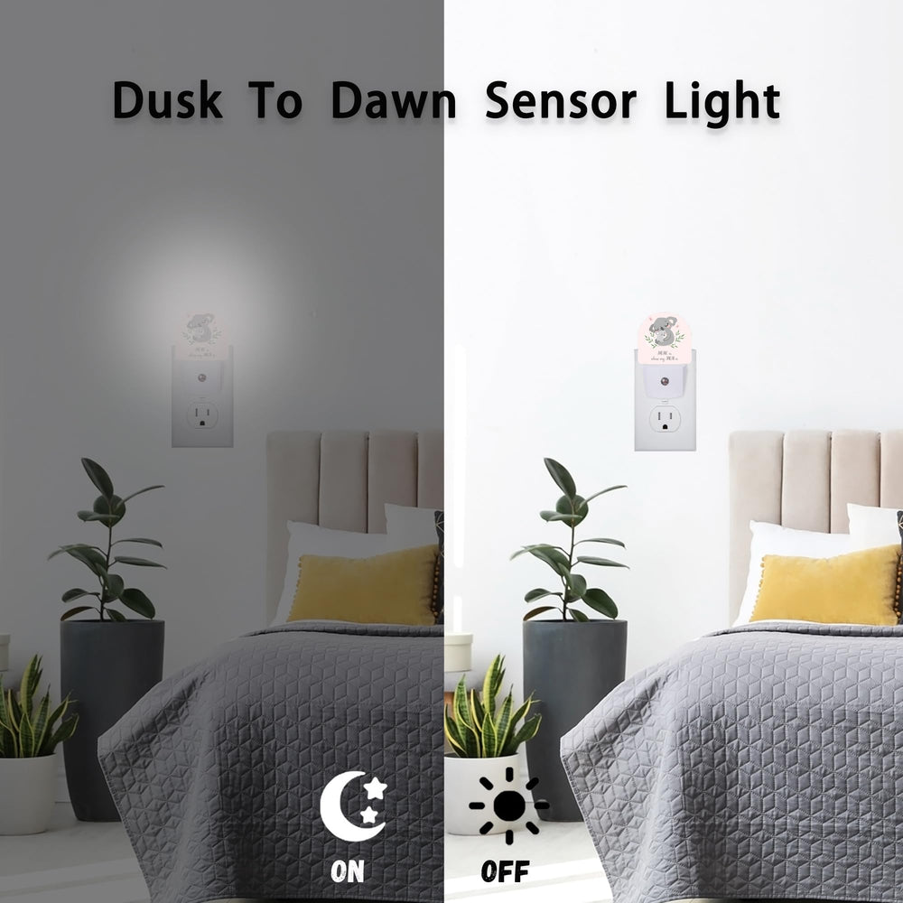 Axxitude koala night light offers up to 100,000 hours of service.