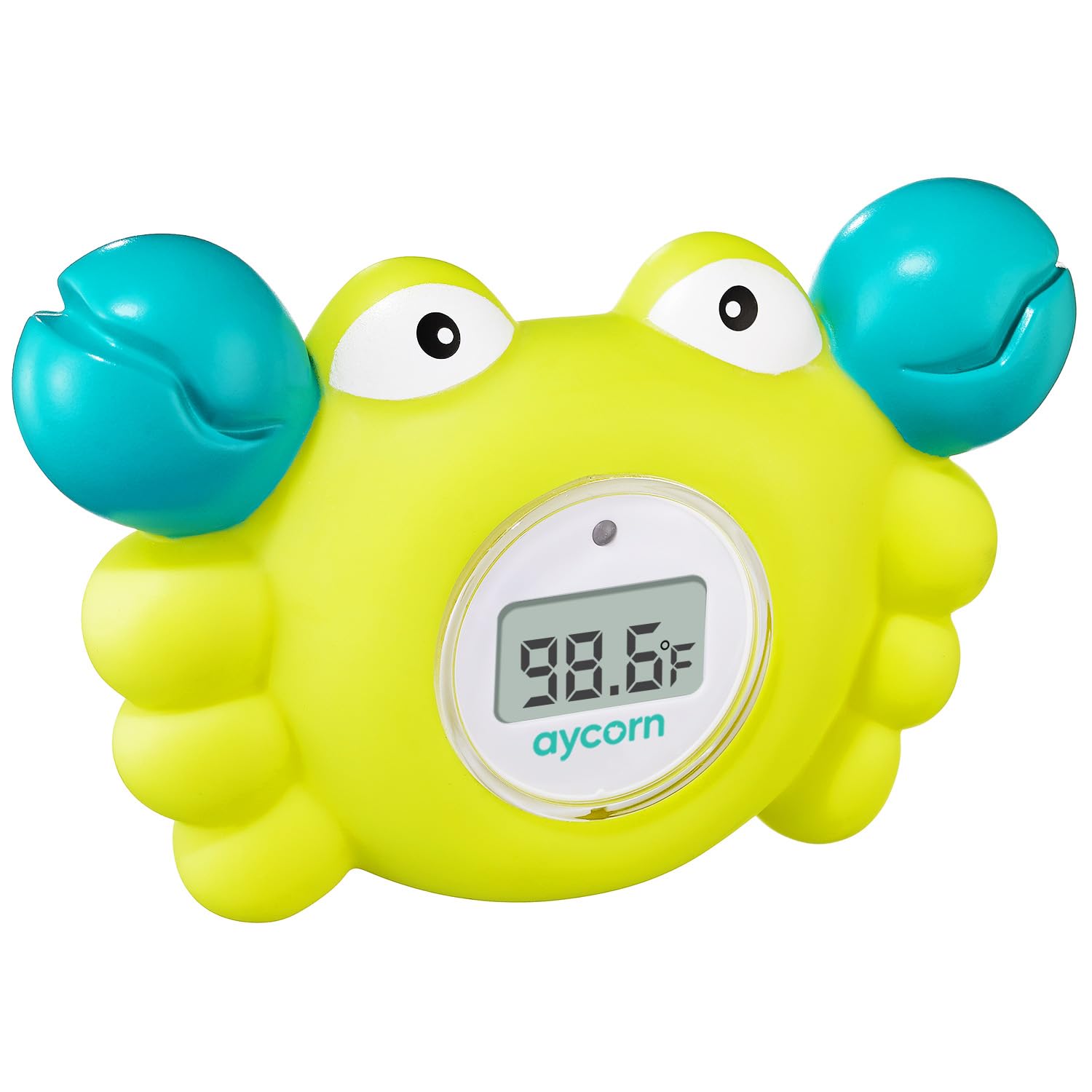 aycorn digital baby bath thermometer with led display for quick temperature checks