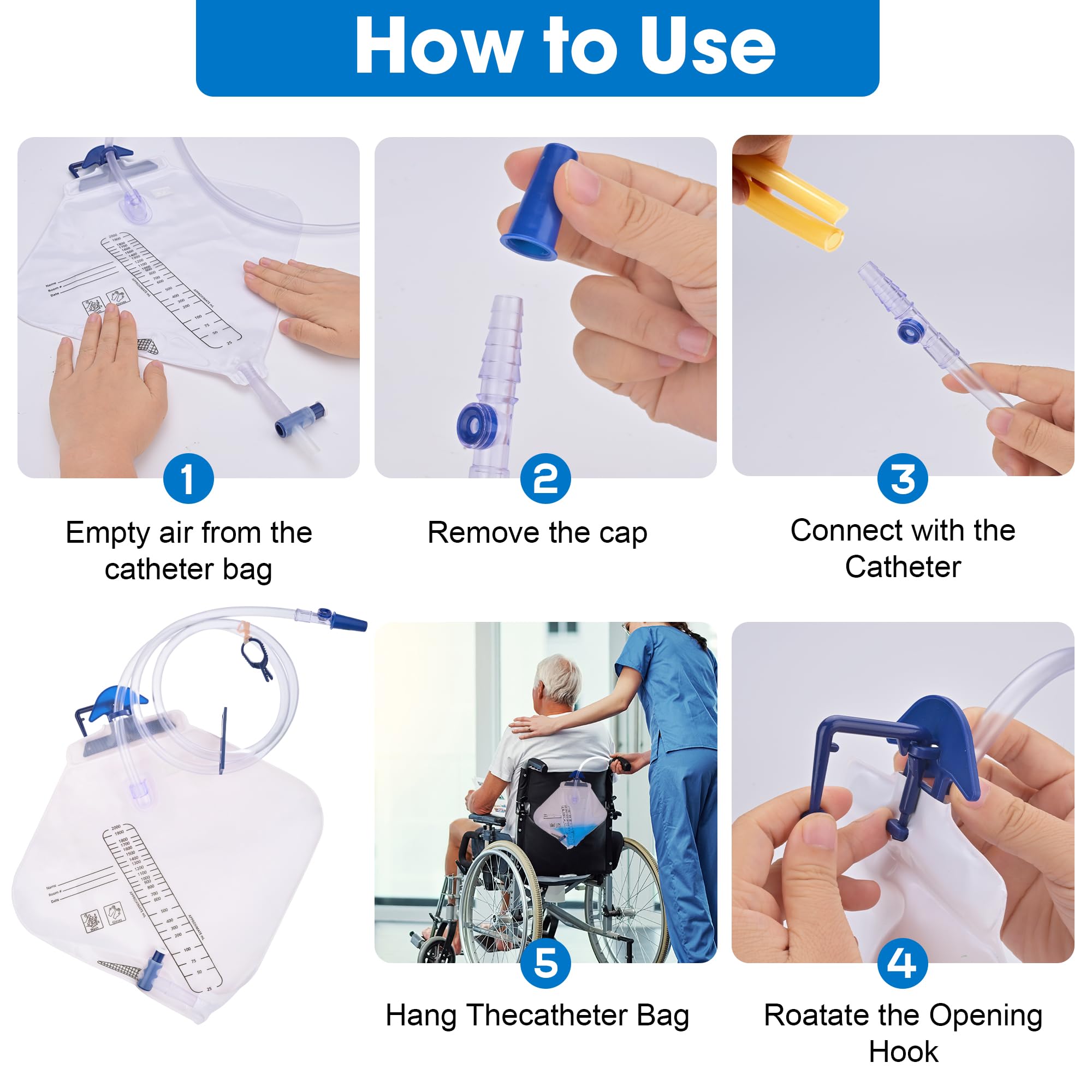 AYMSO hanging hooks and anchors—secure attachment to bed or chair.