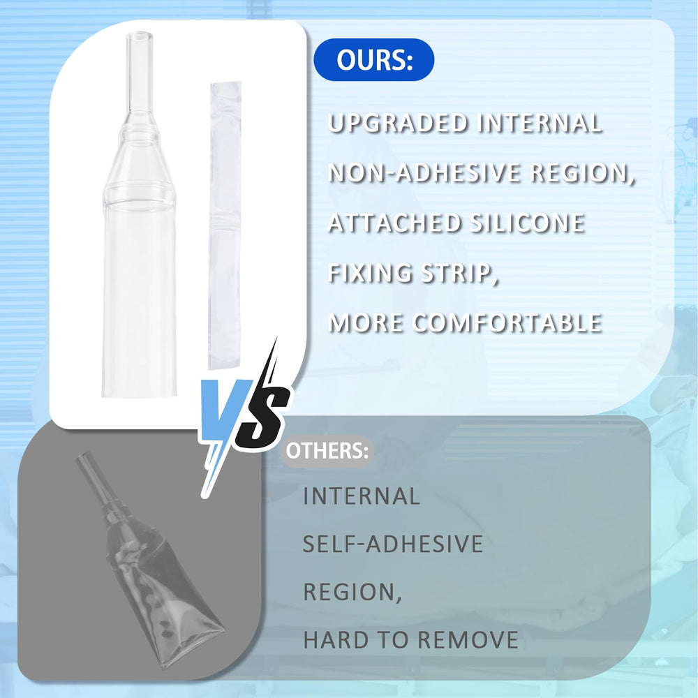 AYMSO silicone condom catheter; sterile single-use design for home care