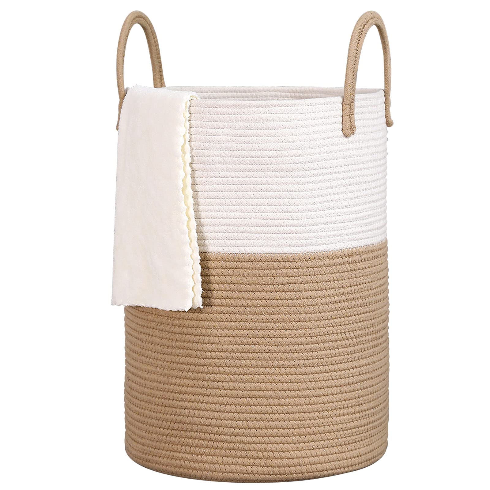 Aynaxcol 63L basket folded compactly for space-saving storage.