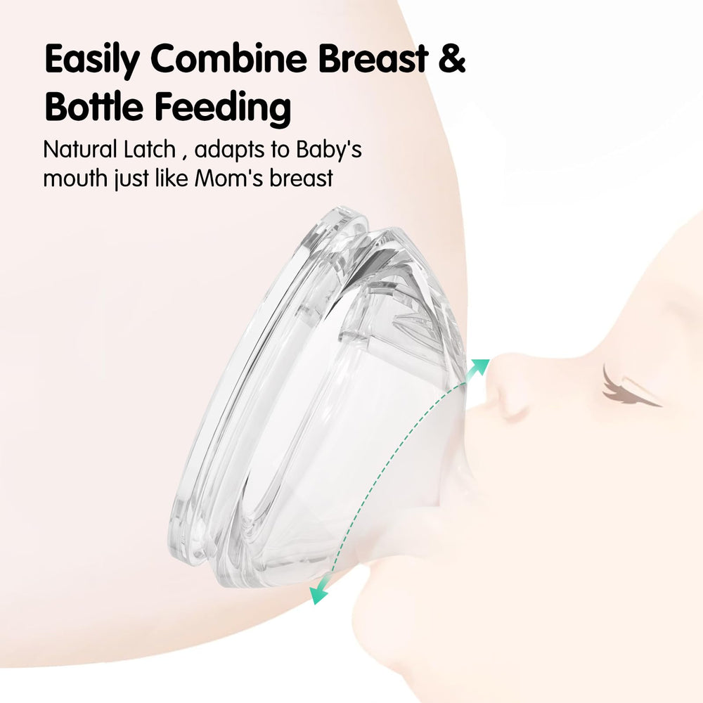Aynmer Natural Flow silicone nipple designed for easy cleaning and durable use