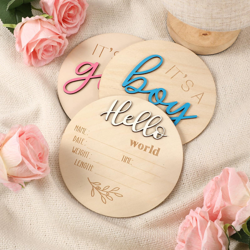 Azefnuhk Wooden newborn photo prop enhances family memories.