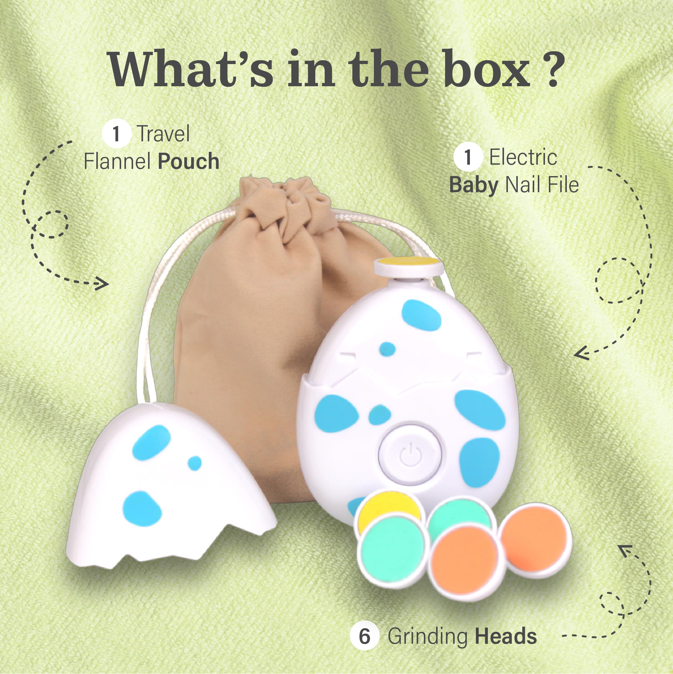Safe and gentle AZOLLIA design aids nail shaping without skin contact.