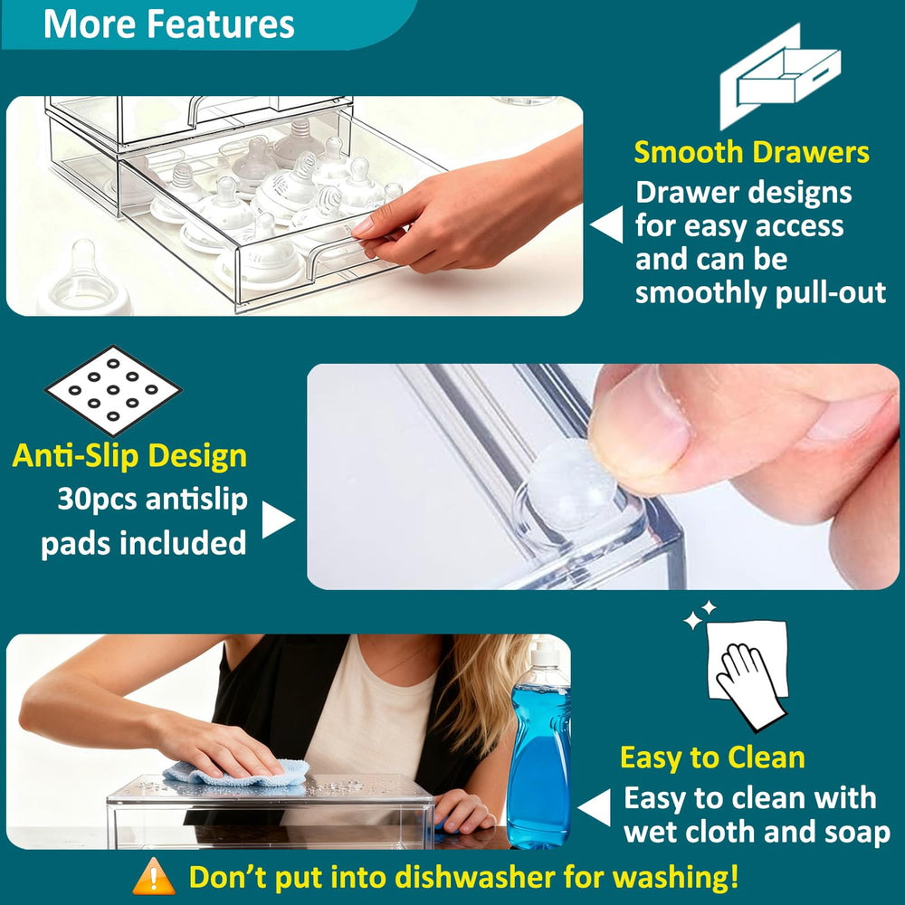 Azorteja multi-purpose storage applying to vanity or bathroom organization