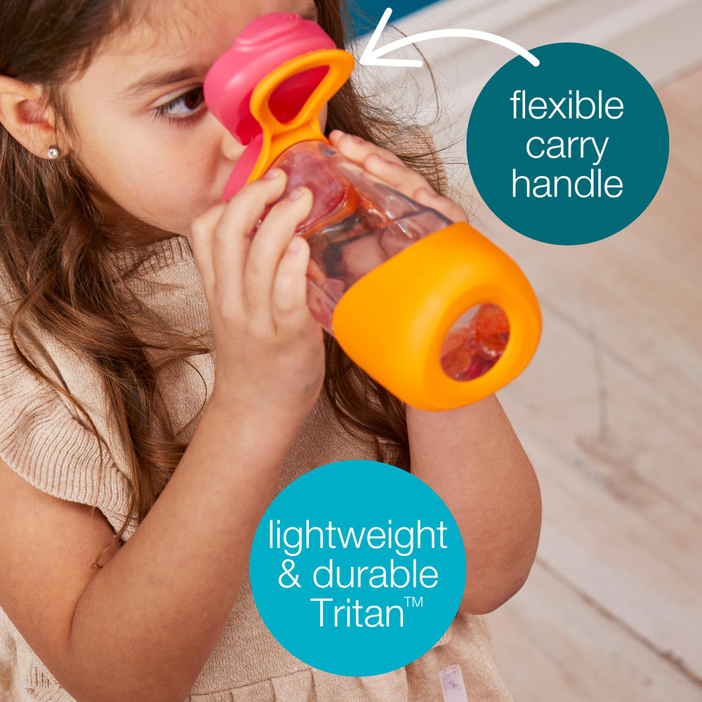 b.box bottom bumper protects bottle during bumps and drops.