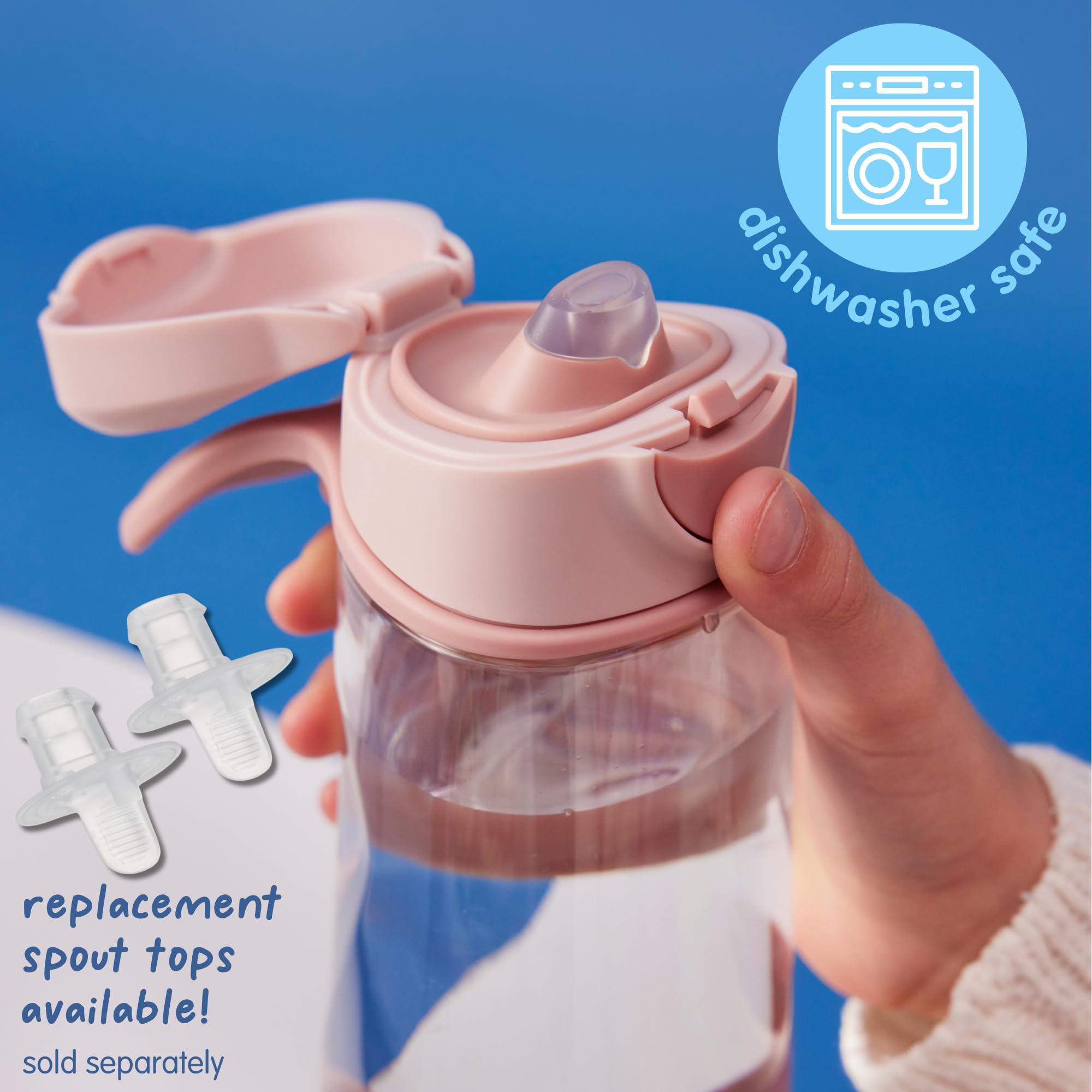 b.box integrated carry handle enables simple grab-and-go hydration.