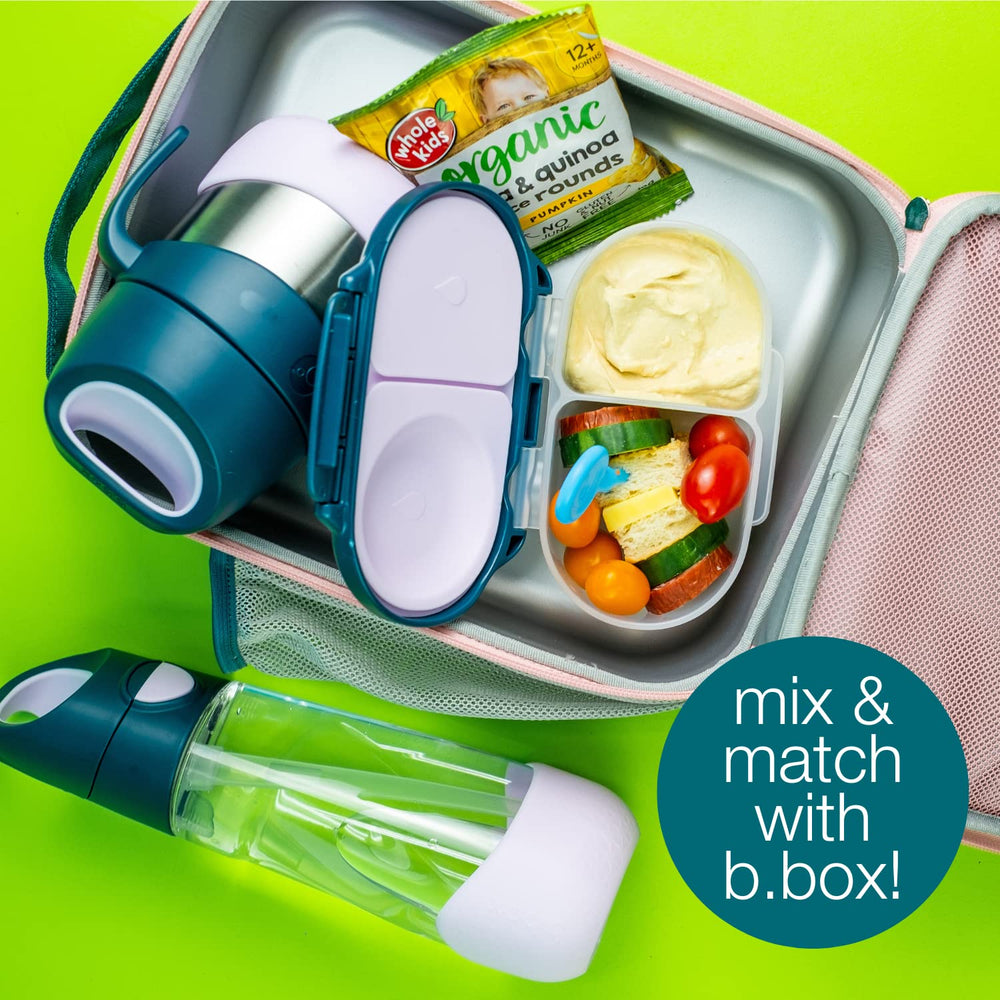 b.box insulated food jar keeps hot foods warm for hours and cold snacks cool