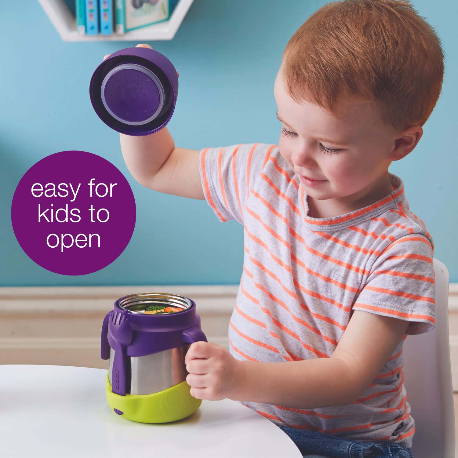 b.box insulated food jar wide opening makes cleaning simple and thorough
