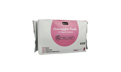 B-Pure lavender-aloe overnight pads packshot showing gentle night protection