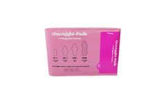 B-Pure lavender-infused pads label photo emphasizing calming, fragrance-free care