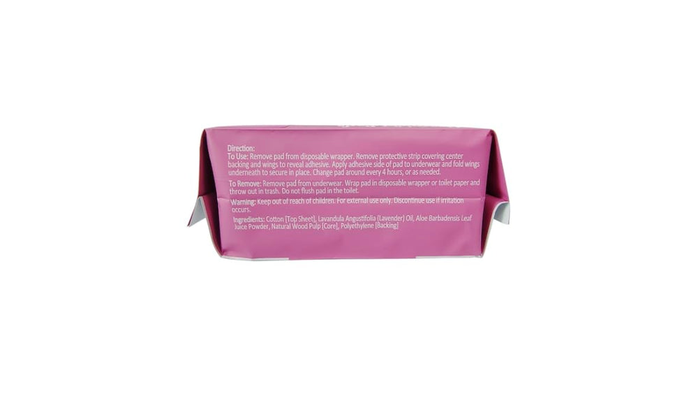 B-Pure night-time protection overnight pads unopened box showing long-lasting coverage
