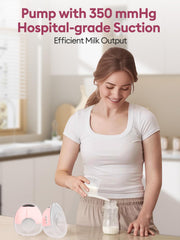 BaeMee quiet pump in use for discreet daytime pumping