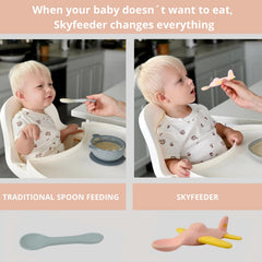 Babakal SkyFeeder BPA-free silicone is soft on gums and durable for daily use.