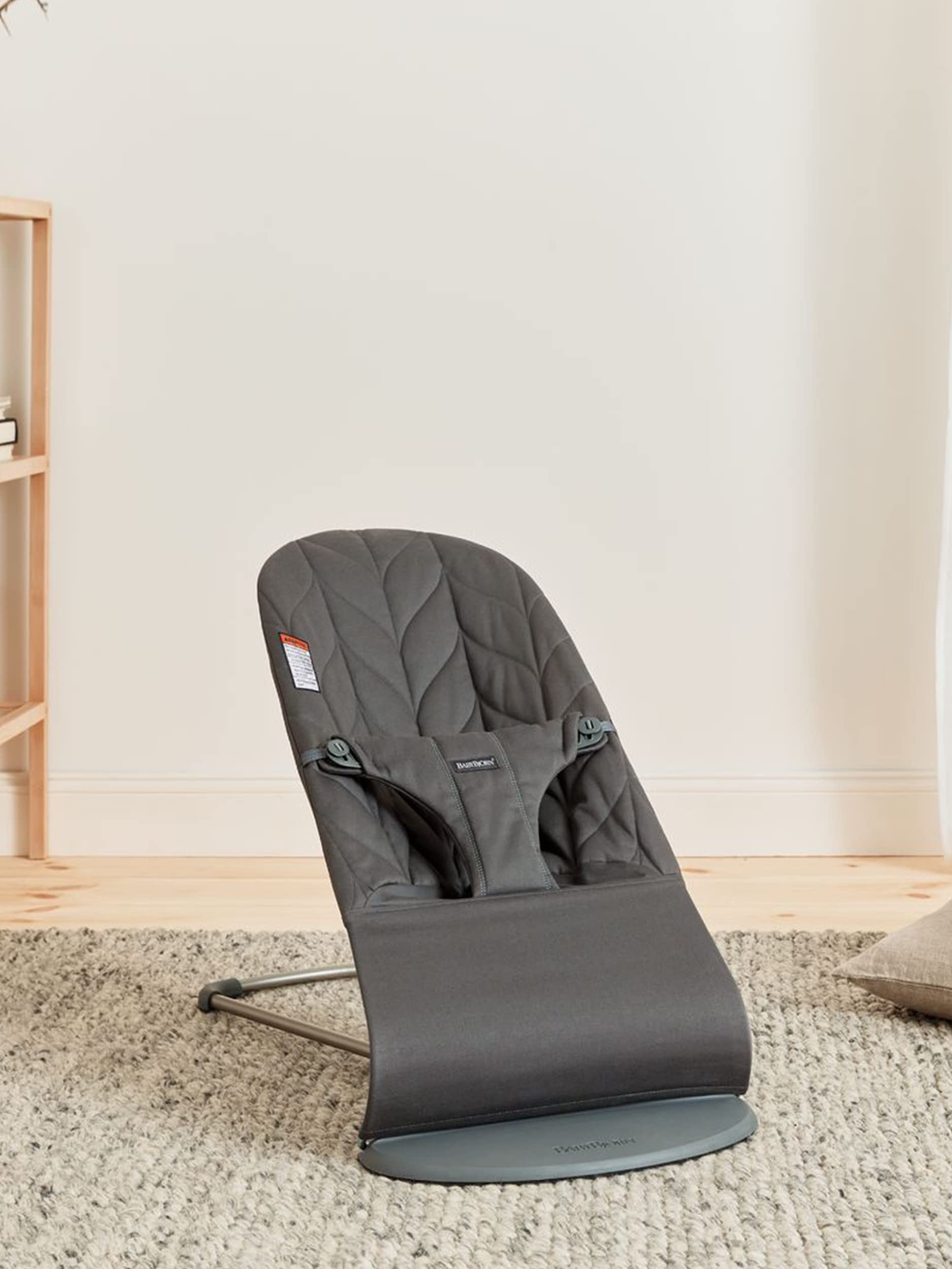 Petal Quilt cover adds cozy texture and soft color to nursery moments.